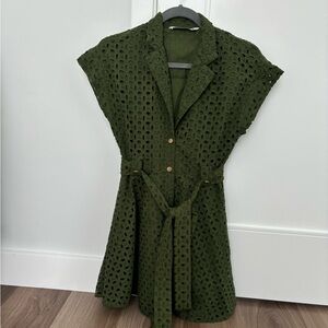 Zara green dress